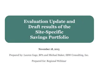 Evaluation Update and