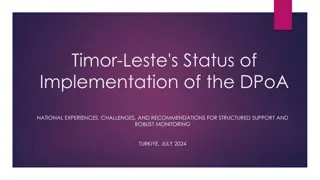 Timor-Leste's Development Challenges and Recommendations