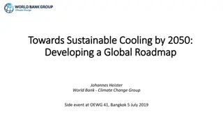 Sustainable Cooling by 2050: Global Roadmap Development