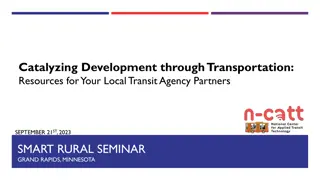Catalyzing Development through Transportation Resources