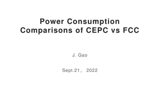 Comparing Power Consumption of CEPC and FCC for High Luminosity Circular Colliders