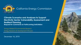 Climate Change Research & Resilient Planning in California