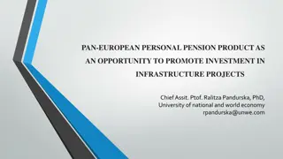 Pan-European Personal Pension Product for Infrastructure Investment