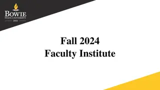 Fall 2024  Faculty Institute