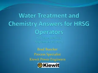 Water Treatment and Chemistry Answers for HRSG Operators