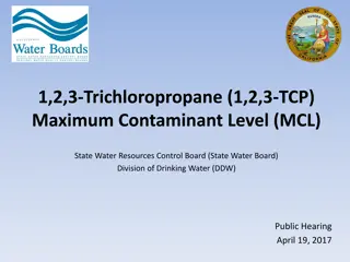 1,2,3-Trichloropropane (1,2,3-TCP)  Maximum Contaminant Level (MCL)