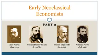 Early Neoclassical Economists - Significant Figures and Contributions