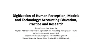Digitization of Human Perception: From Analog to Digital Development