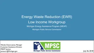 Energy Waste Reduction (EWR) Low Income Workgroup