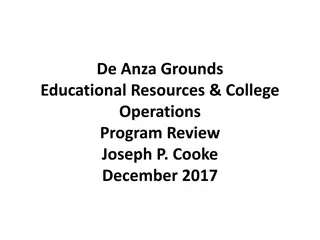 De Anza Grounds Department Operations Overview