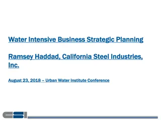Water Intensive Business Strategic Planning by Ramsey Haddad