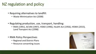 Regulations & Policies for Waste Management