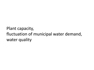 Water Treatment Plant Capacity and Municipal Demand Fluctuation