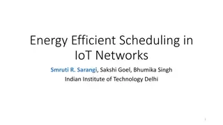 Energy-Efficient Scheduling in IoT Networks