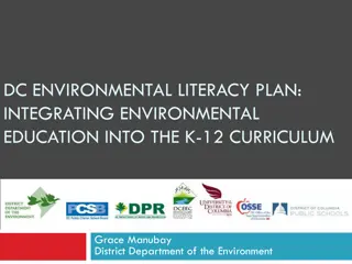 Integrating Environmental Education into K-12 Curriculum