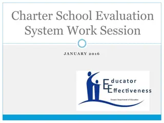 Charter School Evaluation System Work Session - January 2016