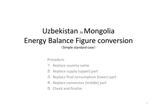 Energy Balance Figures Conversion Process: Uzbekistan to Mongolia