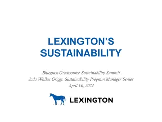 Sustainability Initiatives in Lexington: Building a Resilient Community