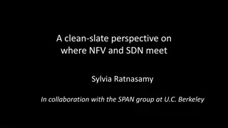 NFV and SDN Convergence Perspectives