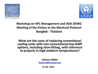 Costs of Replacing Cooling Units with Low-GWP Options in High Ambient Temperatures