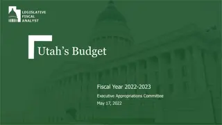 Utah's Budget Overview for Fiscal Year 2022-2023