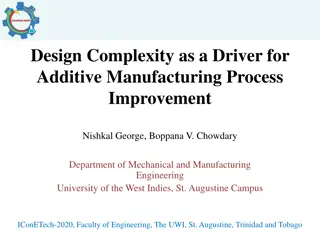 Design Complexity in Additive Manufacturing Process Improvement
