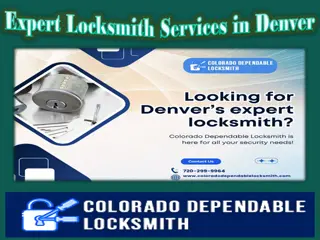 Expert Locksmith Services in Denver