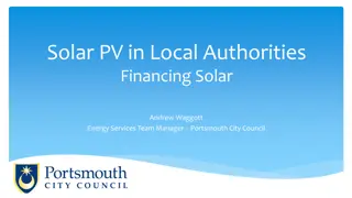 Financing Solar in Local Authorities - Opportunities and Barriers
