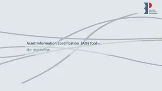 Overview of Asset Information Specification Tool