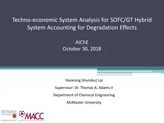 Techno-economic Analysis for SOFC/GT Hybrid System Accounting for Degradation Effects