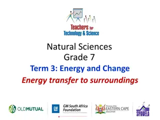 Energy Transfer to Surroundings