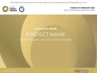 EGYPES Energy Awards - Recognizing Innovation in Energy Sector