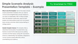 Simple Scenario Analysis Presentation Template