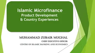 Islamic Microfinance Product Development & Country Experiences