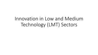 Innovation in Low and Medium Technology Sectors