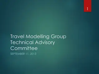 Travel Modelling Group Technical Advisory Committee Agenda