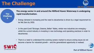 Transforming Energy Sector in Milford Haven: Challenges & Opportunities