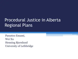 Procedural Justice in Alberta Regional Plans