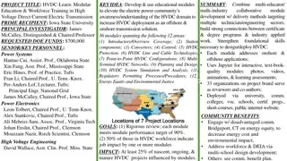 Modular Education & Workforce Training in High Voltage Direct Current