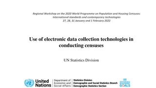 Regional Workshop on Population and Housing Censuses: Electronic Data Collection Technologies