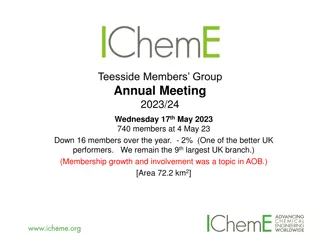 Teesside Members Group Annual Meeting 2023: Summary and Updates