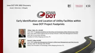 Early Identification and Location of Utility Facilities within Iowa DOT Project