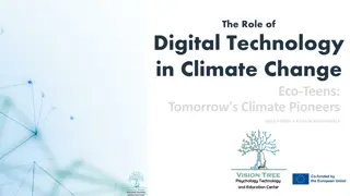 Digital Technology in Climate Change: Tomorrow's Climate Pioneers