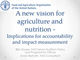 Transforming Agriculture and Nutrition for Accountability and Impact Measurement