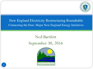 New England Energy Initiatives Overview