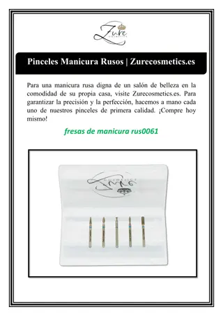 Pinceles Manicura Rusos | Zurecosmetics.es