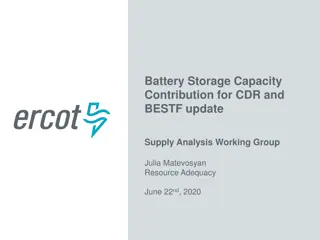 Battery Storage Capacity Contribution Research