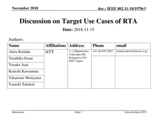 Key Use Cases of Real-Time Applications (RTA) for Industrial Business