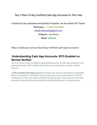 Top 7 Sites To Buy Verified Cash App Accounts In This Year