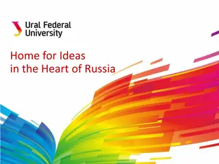Ural Federal University: Home for Ideas in the Heart of Russia